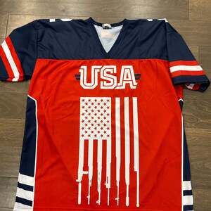 Greater Half 2nd Amendment Football Jersey